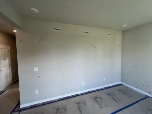 Slotted Diffusers in an Unfurnished Room