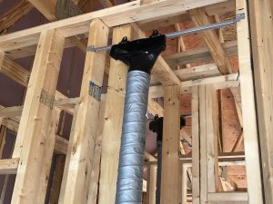 High sidewall boot and duct