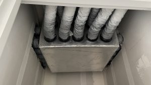 Downflow ductboard manifold and duct