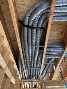 Duct bundle in I-Joists
