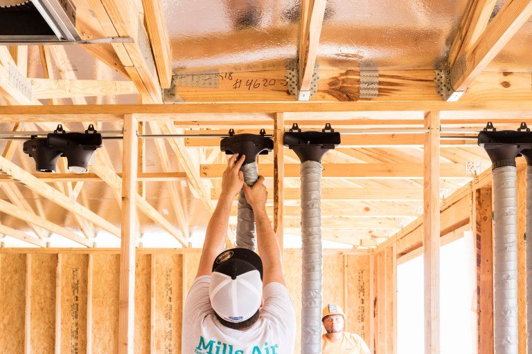 Installer connecting a high sidewall boot