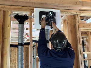 Measuring the airflow of a Rheia Diffuser