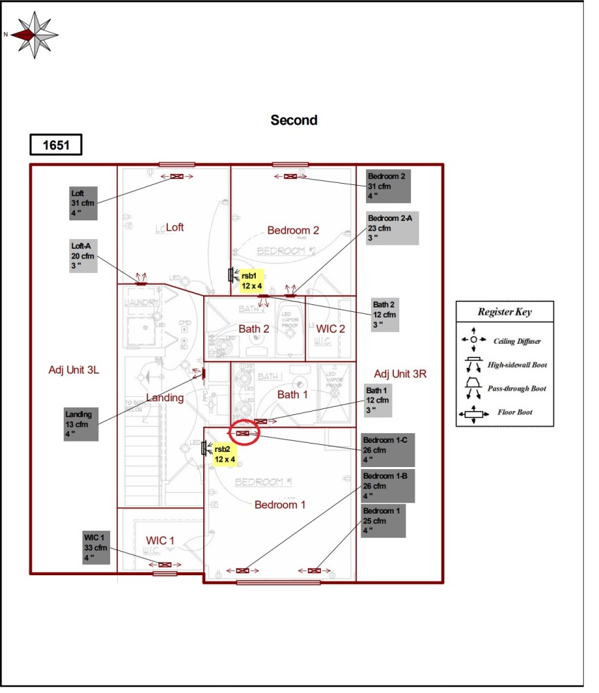 Floor Plan Duct Runs