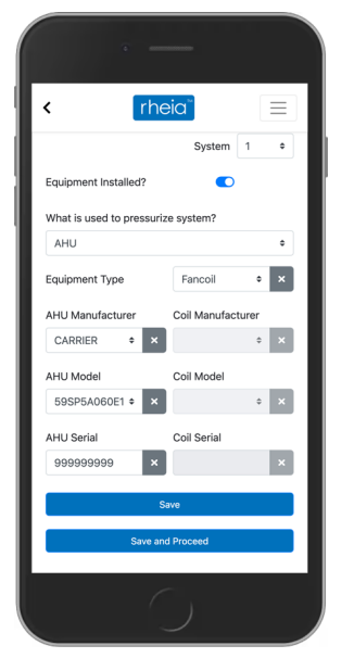 Rheia Verify App on smart phone