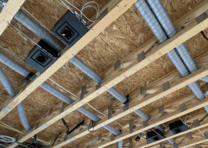 Example of good duct tightness