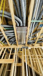 Downflow ductboard manifold and ducts