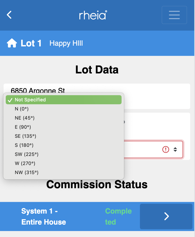 verify orientation 01